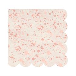 Meri Meri - Speckled Napkins - Noktalı Peçeteler - L - 16lı