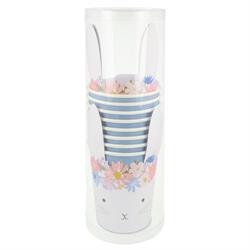 Meri Meri - Spring Floral Bunny Cup - Çiçekli Tavşan Bardaklar - 8li