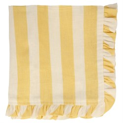 Meri Meri - Stripe Ruffle Napkins - Şerit Fırfırlı Kumaş Peçeteler - 4lü