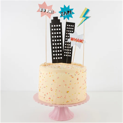 Meri Meri - Superhero Cake Topper - Süper Kahraman Pasta Süsü