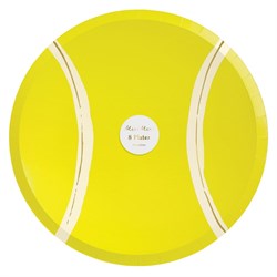 Meri Meri - Tennis Plates - Tenis Tabaklar - 8Li
