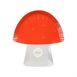 Meri Meri - Party Palette Heart Plates - Renkli Kalp Tabaklar - S