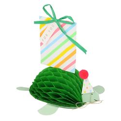 Meri Meri - Tortoise Honeycomb Card - Kaplumbağa Tebrik Kartı