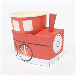 Meri Meri - Train Cups - Tren Bardaklar - 8li