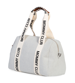 Mommy Club Bag, Kanvas Gri