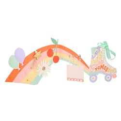 Meri Meri - Roller Skate Card - Paten Tebrik Kartı