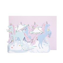 Meri Meri - Pegasus Concertina Card - Unicorn Tebrik Kartı