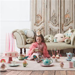 Meri Meri - Pink Tall Tapered Candles - Pembe Uzun Mumlar