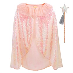 Meri Meri - Iridescent Sequin Cape Dress-Up - Pullu Pelerin ve Değnek