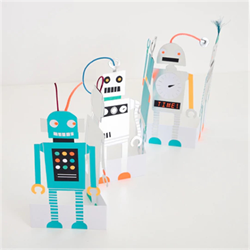 Meri Meri - Robot Card - Robot Tebrik Kartı