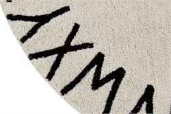 Round ABC Natural-Siyah