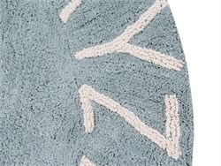 Round ABC Vintage Mavi-Natural