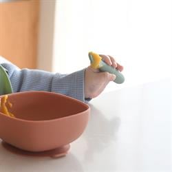 Silikon Kaşık Seti, Sage green/velvet grey