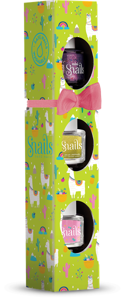 Snails Mini 3lü Su Bazlı Oje - Llama