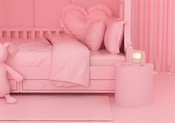 Somon Tavşan Masaüstü Saati ve Gece Lambası