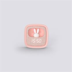 Somon Tavşan Masaüstü Saati ve Gece Lambası