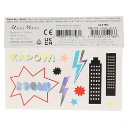 Meri Meri - Superhero Tattoos - Süper Kahraman Geçici Dövmeler