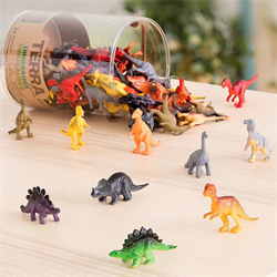 Terra 60 Parça Küçük Oyun Seti, Dinozorlar