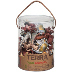 Terra 60 Parça Küçük Oyun Seti, Safari