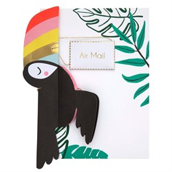Meri Meri - Toucan Honeycomb Card - Tukan Tebrik Kartı