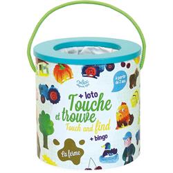 Vilac - Ahşap Hisset ve Bul Oyunu - Çiftlik