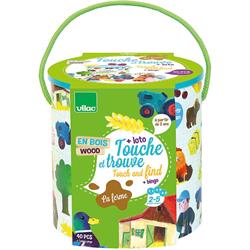 Vilac - Ahşap Hisset ve Bul Oyunu - Çiftlik