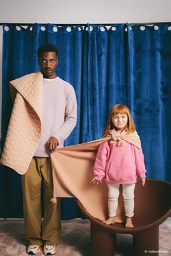 Wabi Sabi 2 Kat Müslin Battaniye, Powder Pink