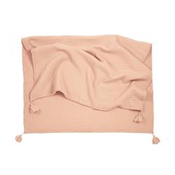 Wabi Sabi 2 Kat Müslin Battaniye, Powder Pink