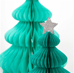 Meri Meri - Green Forest Honeycomb Decorations - Yeşil Orman Petekli Dekorlar - 10lu