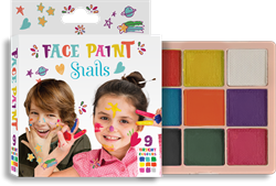 Yüz Boyama Paleti - Parlak Renkler