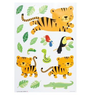 A Little Lovely Company Duvar Sticker, Jungle Tiger Tablolar