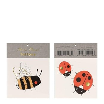 Arı ve Uğur Böceği Tattoos