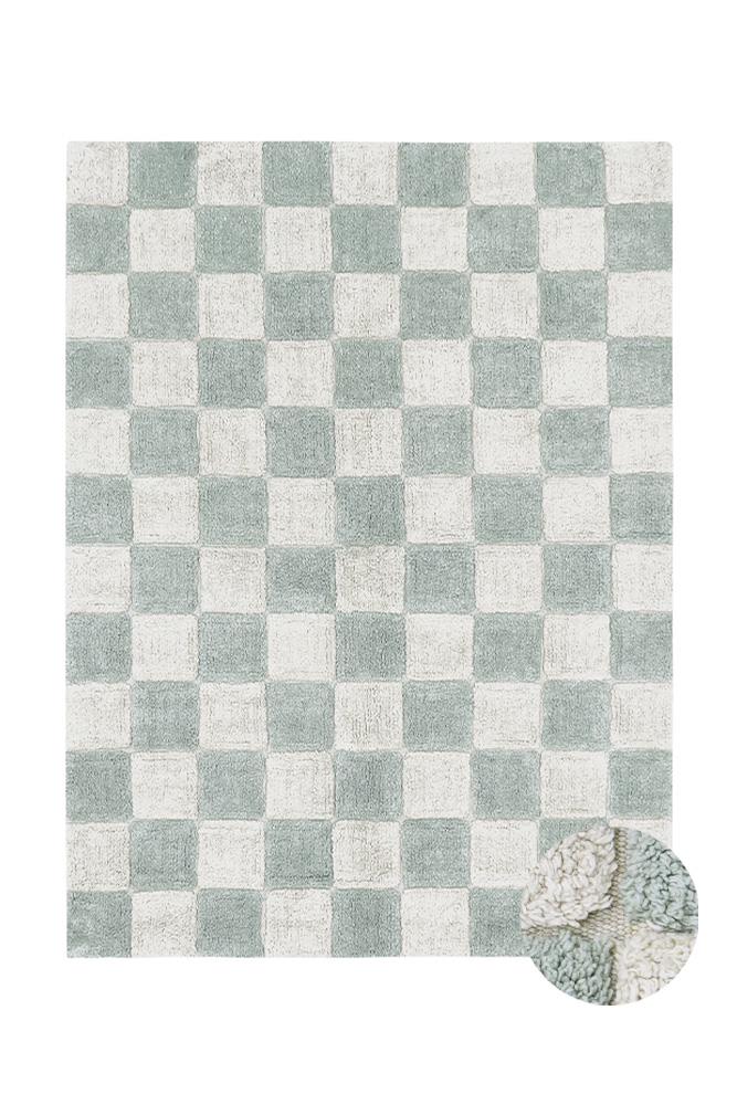 Lorena Canals Çocuk Odası Halısı, Kitchen Tiles Blue Sage XS