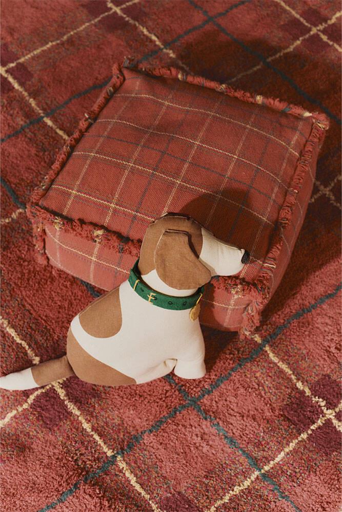 Lorena Canals Çocuk Odası Halısı, Tartan Vintage Red, M – Görsel 5