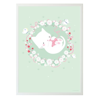 A Little Lovely Company Kedi Poster Tablolar