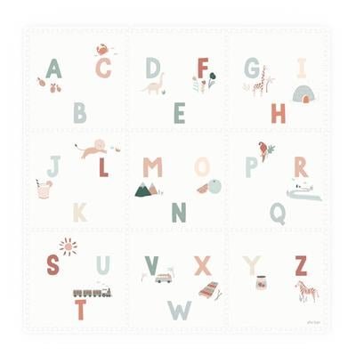 Alphabet/Terrazzo puzzle mat Oyuncak Çantası Play And Go