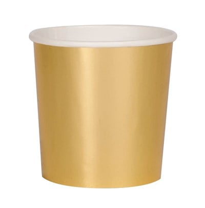 Meri Meri - Gold Cups - Altın Bardak - S
