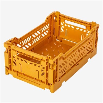 Ay-kasa Katlanabilir Minibox Kasa, Mustard Katlanabilir Kasalar
