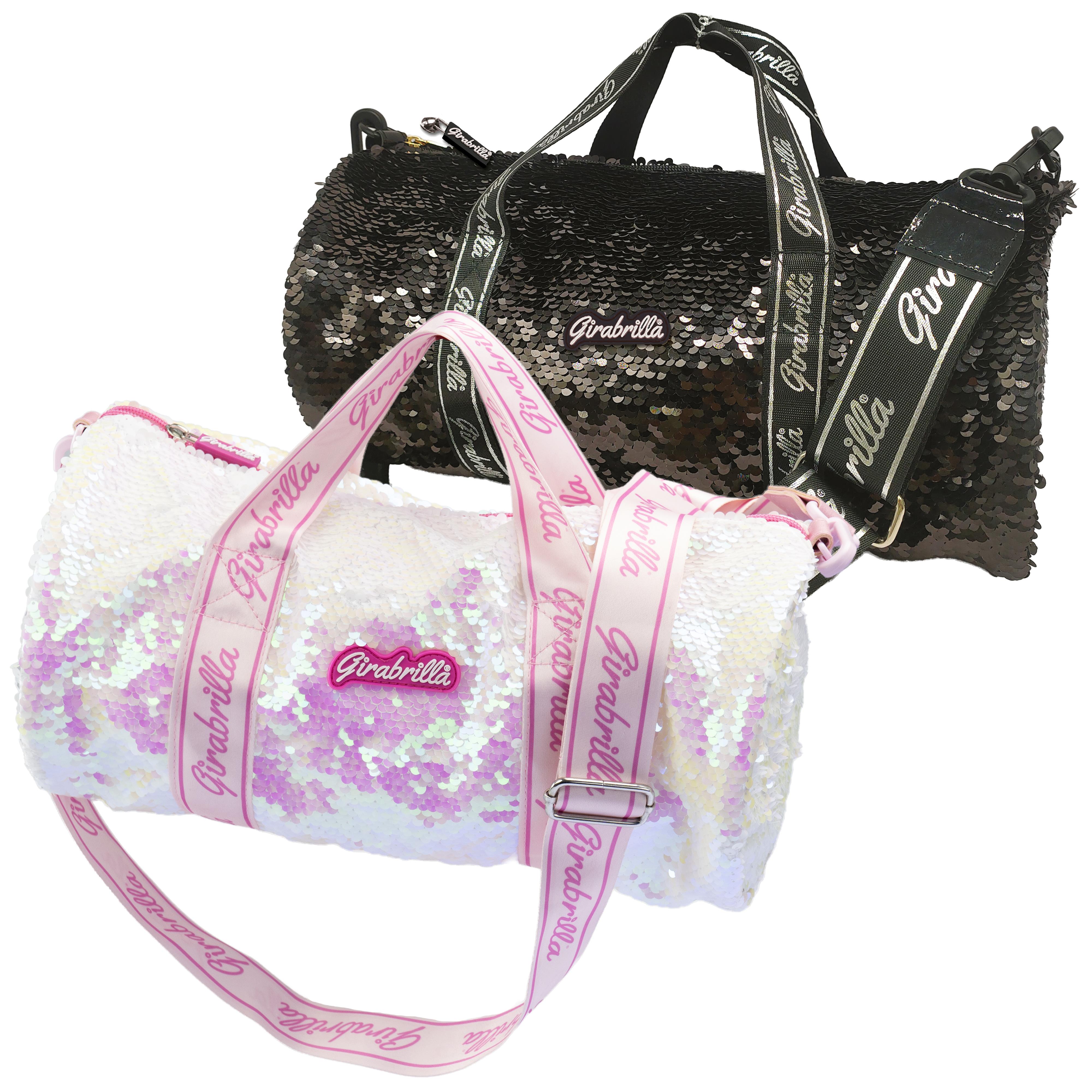 Pullu Payetli Spor Çantası, Pembe Kategorisiz Girabrilla
