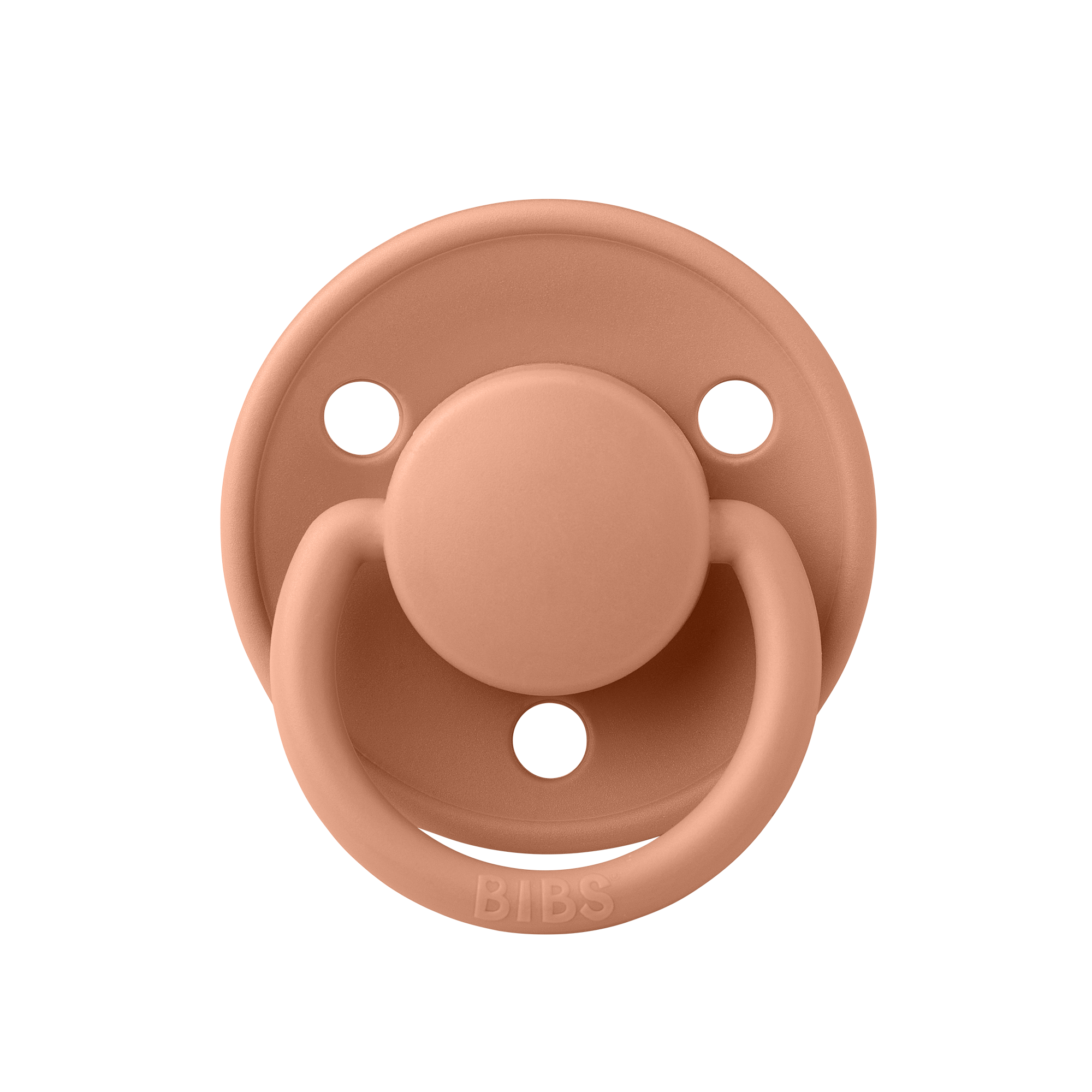 Bibs De Lux Kauçuk Emzik, Peach Emzik Bibs