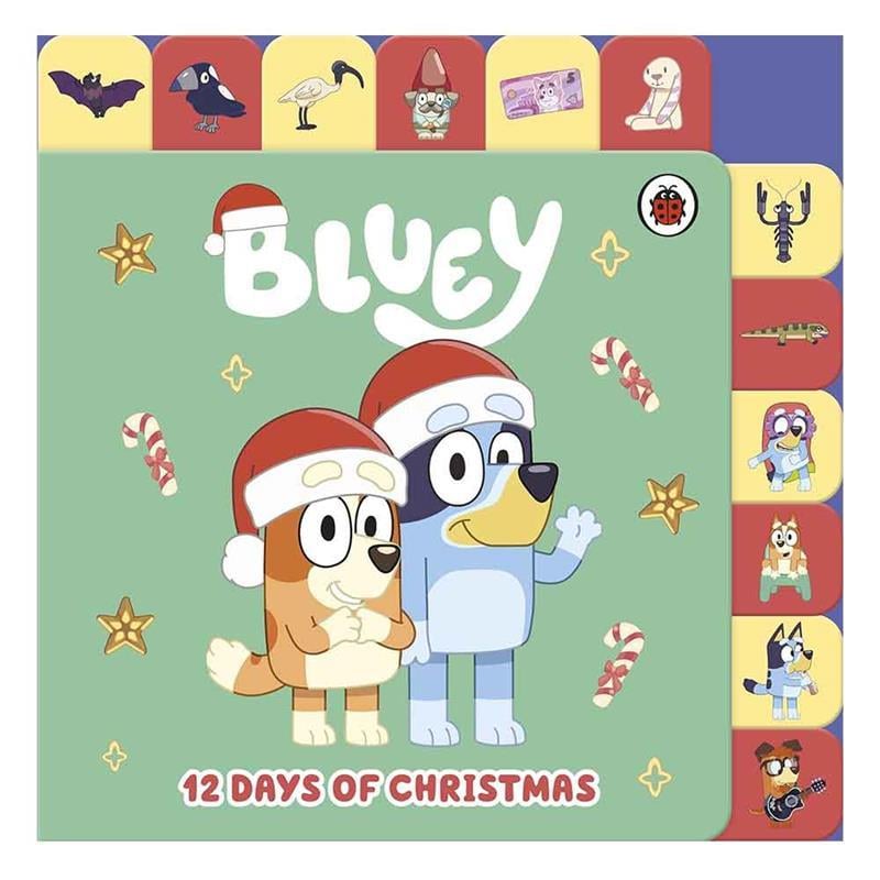 Bluey - 12 Days of Christmas Tabbed Board Book