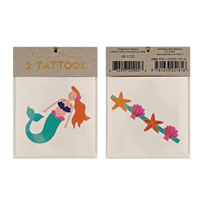 Deniz Kızı & Deniz Kabuğu Tattoos