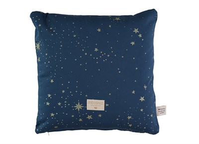 Descartes Yastık - Gold Stella / Night Blue