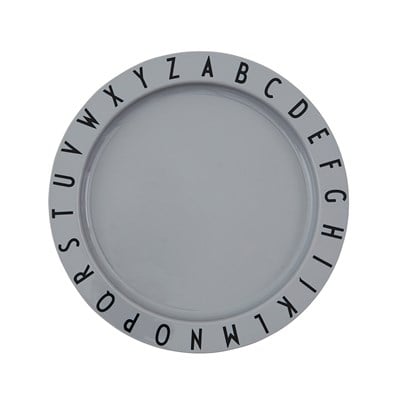 Design Letters Design Letters Eat & Learn Tritan Tabak, Gri Beslenme