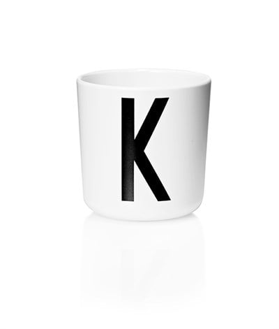 Design Letters Melamin Bardak, K Harfi Beslenme