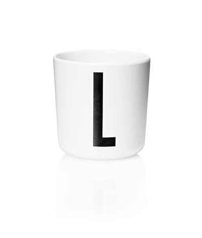 Design Letters Melamin Bardak, L Harfi Beslenme