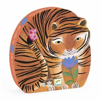 Djeco Djeco Dekoratif Puzzle 24 Parça, The Tigers Walk Oyuncak