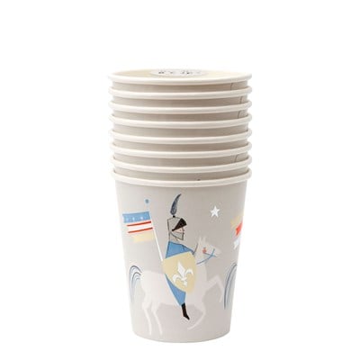 Meri Meri - Knights Party Cups - Şövalye Bardaklar - 8'li