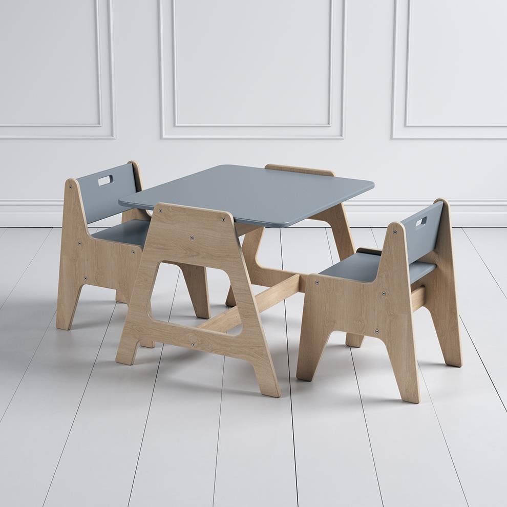 Cotable Masa Takımı, Gri Kategorisiz Woody&Happy