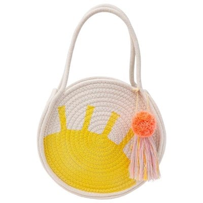 Meri Meri - Sun Woven Cotton Rope Bag - Güneş Halat Çanta